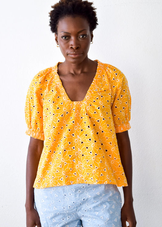 MARAKESH EYELET TOP 60724