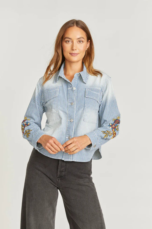 RR STRIPE BUTTON UP 052424