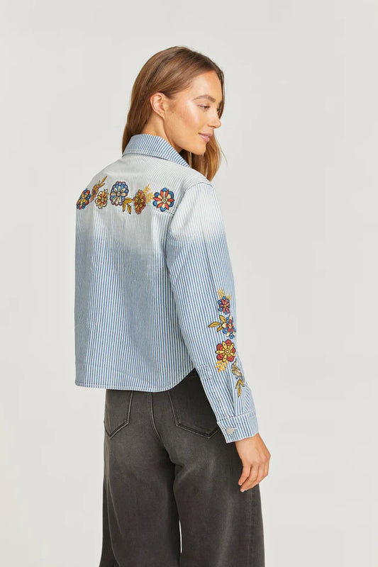 RR STRIPE BUTTON UP 052424