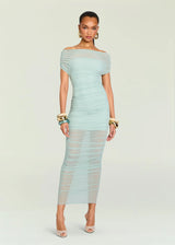 NOEL MESH MIDI DRESS 021326
