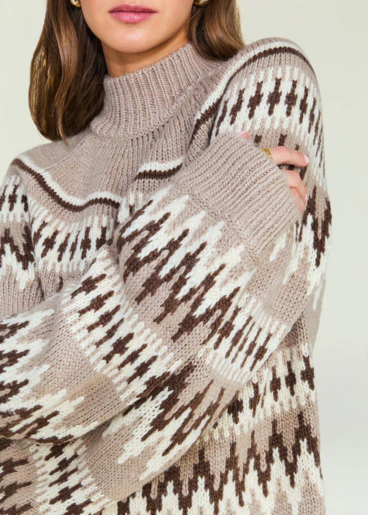 TIRZA FAIRISLE SWEATER 122725