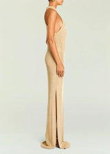 HENNE METALLIC KNIT MAXI 021326