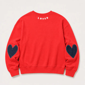 EX-BOYFRIEND PATCH SWEATSHIRT 060726