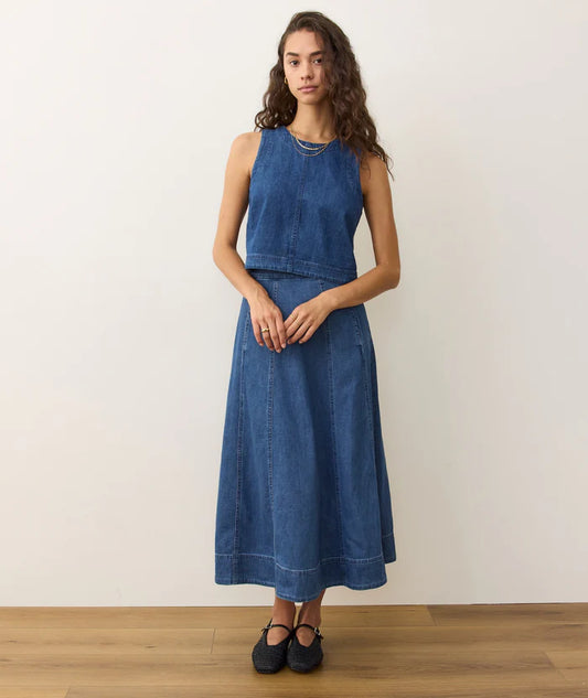 QUINN DENIM TANK 081825