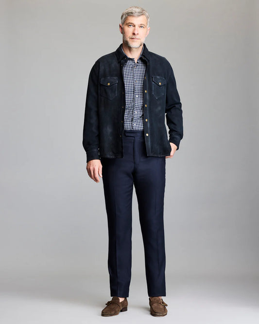 SAVOY WAXED SUEDE WORKSHIRT 111025