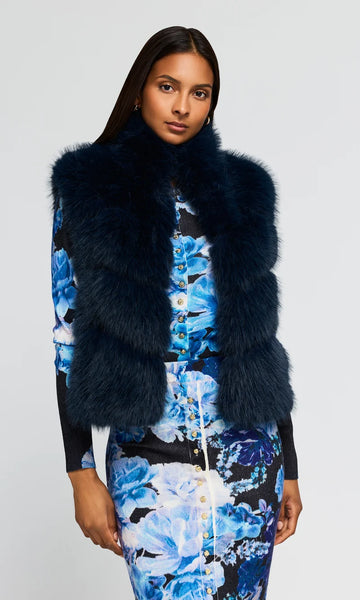ROSARIO FAUX FUR VEST 090426