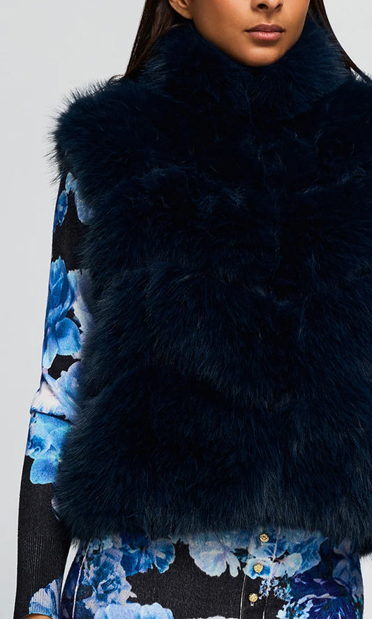 ROSARIO FAUX FUR VEST 090426
