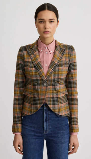 ONE BUTTON BLAZER 100526