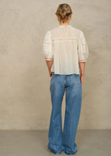 FLEUR EMB SS TOP 042026