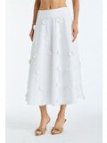 CHARIE APPLIQUE SKIRT 030426
