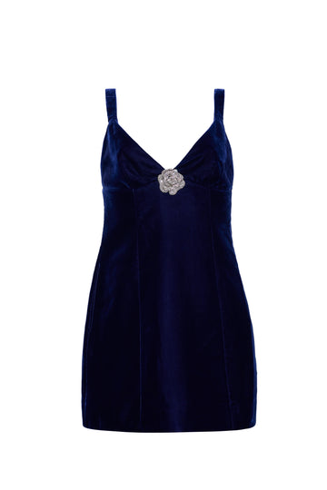 GRACIE LUX VELVET DRESS 092826