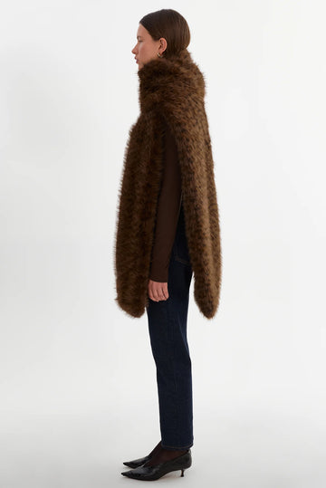 HARIS FAUX FUR SCARF 100626