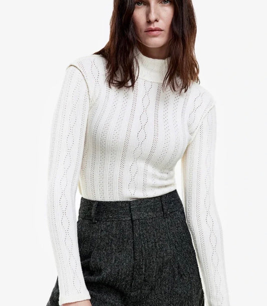 POINTELLE TURTLENECK 091726
