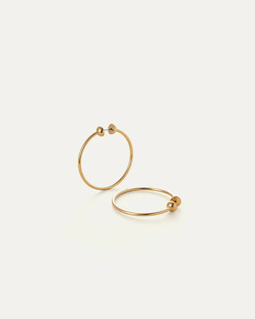 SMALL GOLD ICON HOOPS