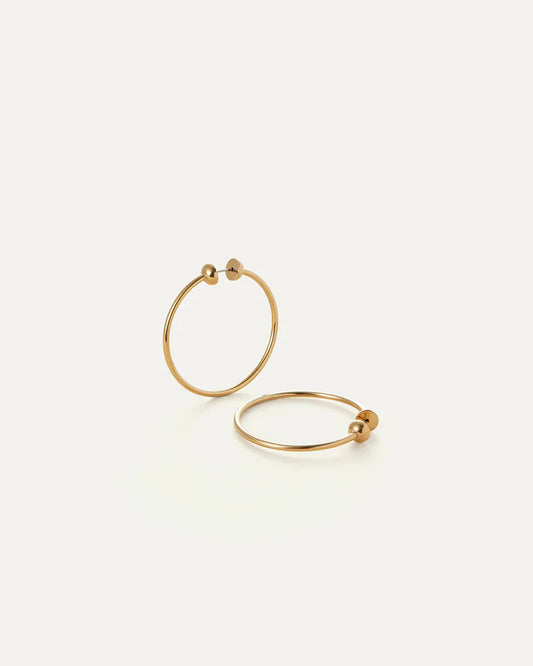 SMALL GOLD ICON HOOPS