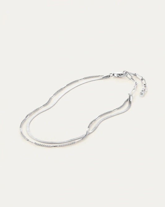 SURFSIDE ANKLET RHODIUM 051024