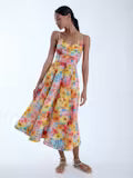 JUNE PRINT MIDI DRESS 060126