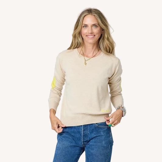 PATCHWORK COTTON PULLOVER 021326
