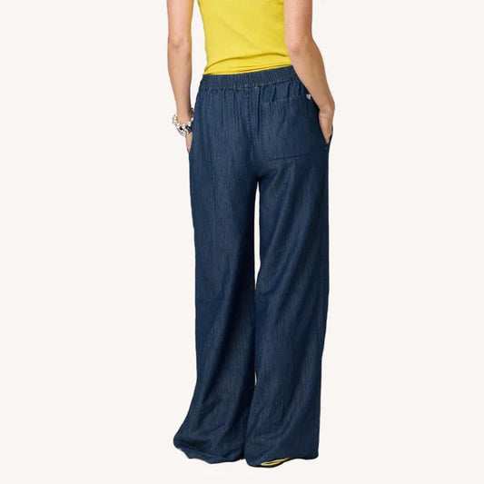 PALAZZO DENIM PANTS 021326
