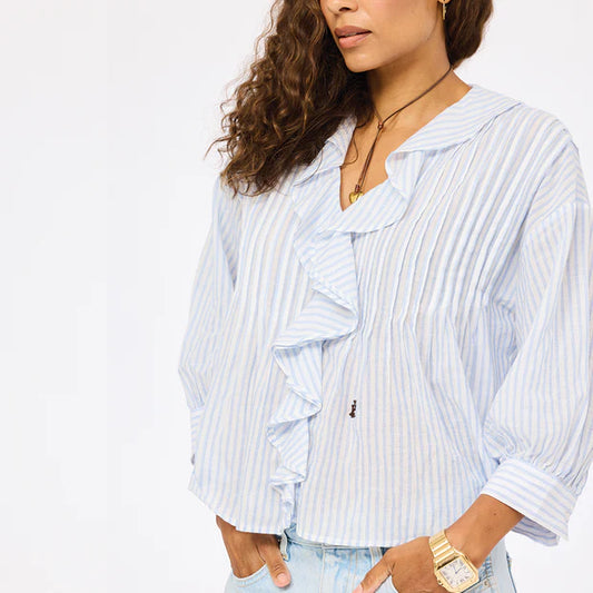 ROSEN STRIPE BLOUSE 070826