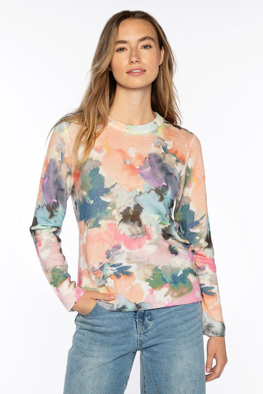 MALDIVES FLORAL PRINT CREW 010926