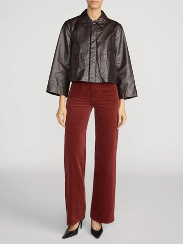 LE SLIM PALAZZO CORD 082126