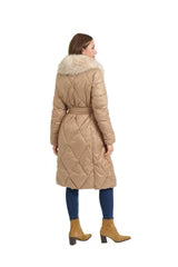 FELIX PUFFER W/FUR COLLAR 110325