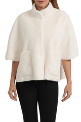 VIOLET FAUX FUR TOPPER 110325
