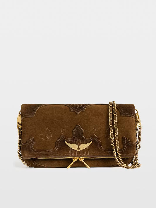 ROCK WESTERN SUEDE BAG 070926