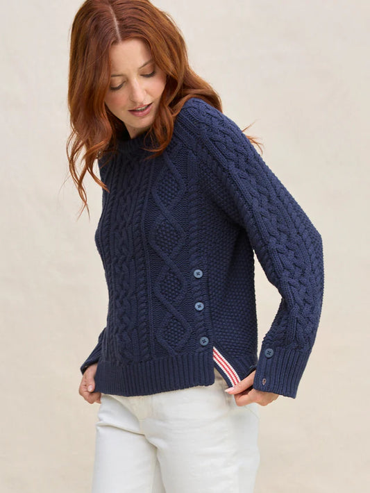 NAUTICAL CABLE PULLOVER 020226