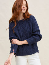 NAUTICAL CABLE PULLOVER 020226