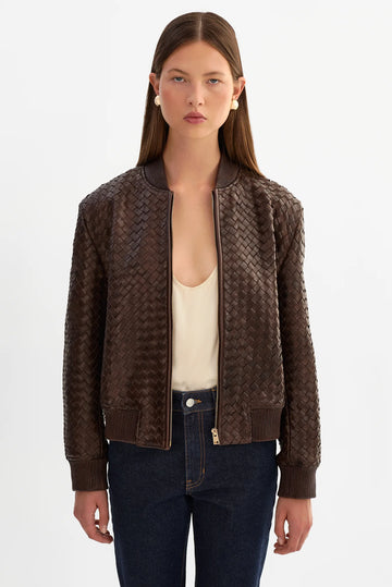 MARLEY BASKET WEAVE JACKET 100526