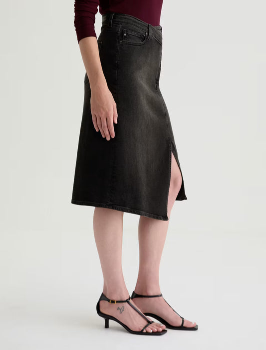 BRUNA WRAP MIDI SKIRT 090225