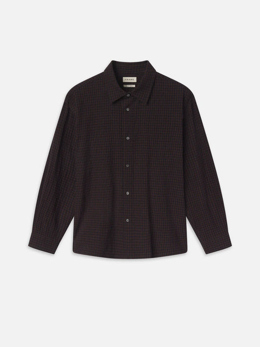CHECKERED COTTON SHIRT 110325