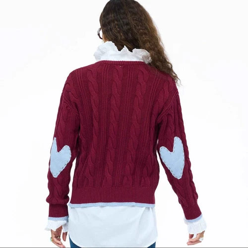 CABLE PULLOVER SWEATER 091826