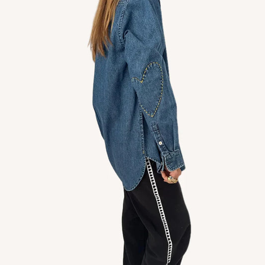 MIA DENIM SHIRT 060726