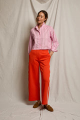 NAOMI LS CROP BUTTON DOWN 020126