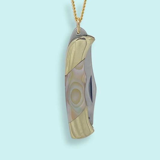 SHELL KNIFE NECKLACE 050625