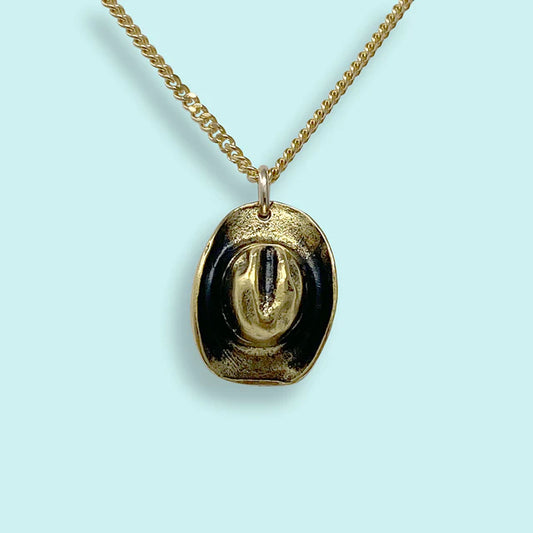 COWGIRL HAT NECKLACE