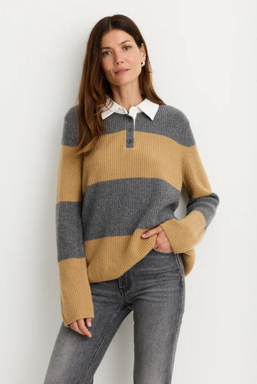 SINCLAIR CASHMERE POLO 091526