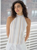 VERTICAL HALTER TOP 031226