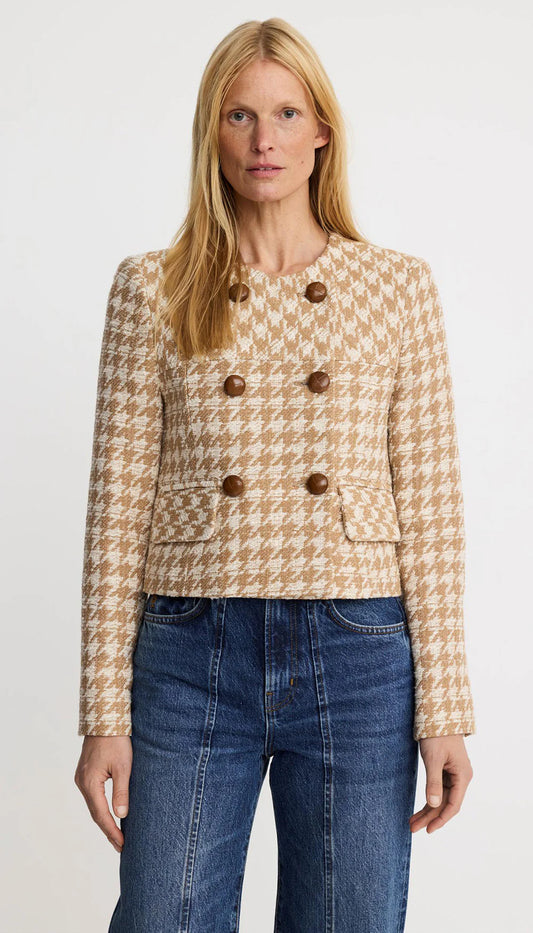COLLARLESS DB MINI JACKET 072226