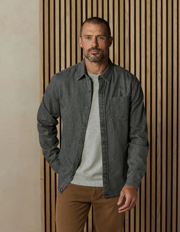 DENIM BUTTON UP 032025