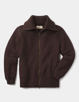 WAFFLE SWEATER JACKET 102825