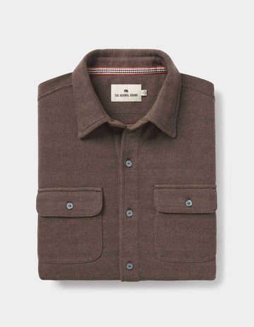 TEXTURED KNIT SHIRT 100926