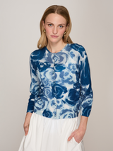 WATERCOLOR ROSE CARDIGAN 031226