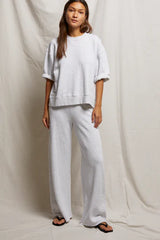 REBECCA SHORT SLEEVE SWEATSHIRT 031525