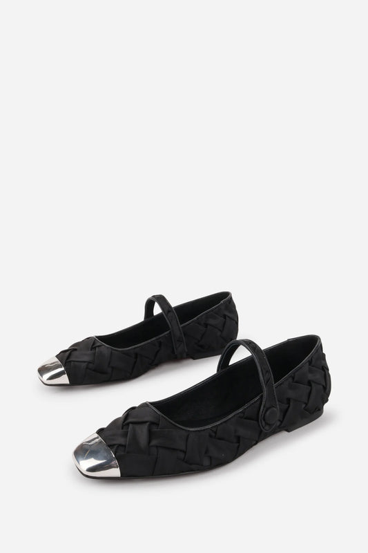 RIBBONS SATIN BRAIDED MARY JANE 120425