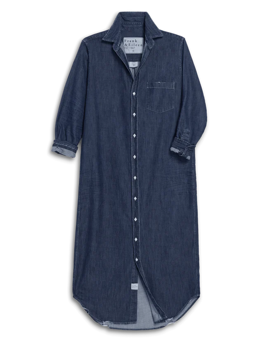 RORY DENIM MAXI SHIRTDRESS 091525