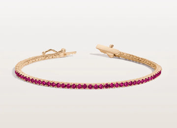RUBY TENNIS BRACELET